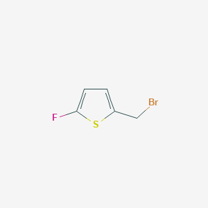 molecular formula C5H4BrFS B3238112 Thiophene, 2-(bromomethyl)-5-fluoro- CAS No. 1400991-57-2