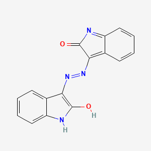 (3Z)-1H-indole-2,3-dione [(3Z)-2-oxo-1,2-dihydro-3H-indol-3-ylidene]hydrazone