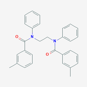 molecular formula C30H28N2O2 B323821 N,N'-1,2-ethanediylbis(3-methyl-N-phenylbenzamide) 