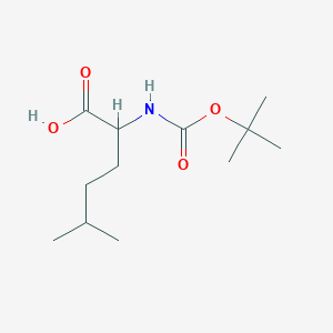 molecular formula C12H23NO4 B3238223 2-{[(叔丁氧基)羰基]氨基}-5-甲基己酸 CAS No. 1404643-29-3