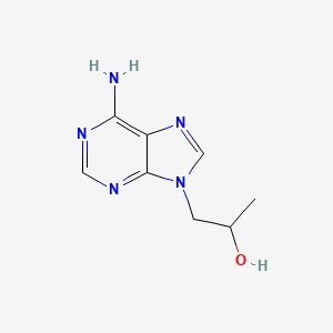 molecular formula C8H11N5O B3238228 9-(2-羟丙基)腺嘌呤 