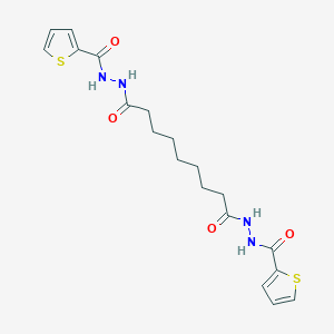molecular formula C19H24N4O4S2 B323831 N'1,N'9-bis(2-thienylcarbonyl)nonanedihydrazide 