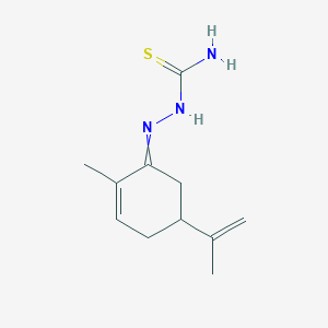molecular formula C11H17N3S B323836 5-Isopropenyl-2-methylcyclohex-2-en-1-one thiosemicarbazone 