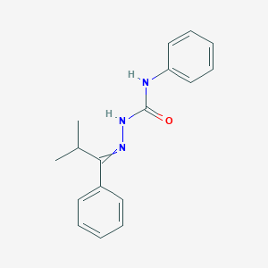molecular formula C17H19N3O B323837 2-methyl-1-phenyl-1-propanone N-phenylsemicarbazone 
