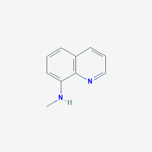 molecular formula C10H10N2 B3238409 N-methylquinolin-8-amine CAS No. 14148-44-8