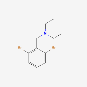 molecular formula C11H15Br2N B3238424 (2,6-溴苄基)-二乙胺 CAS No. 1414870-54-4