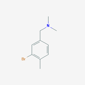 molecular formula C10H14BrN B3238428 Dimethyl[(3-Bromo-4-methylphenyl)methyl]amine CAS No. 1414870-57-7