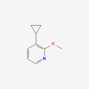 molecular formula C9H11NO B3238429 3-Cyclopropyl-2-methoxypyridine CAS No. 1414870-59-9