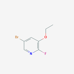 molecular formula C7H7BrFNO B3238447 5-Bromo-3-ethoxy-2-fluoropyridine CAS No. 1414870-69-1