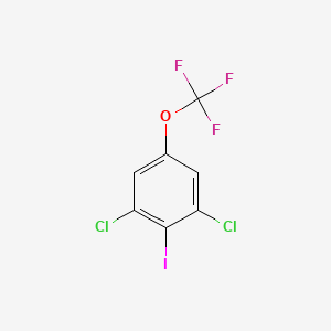 1,3-Dichloro-2-iodo-5-(trifluoromethoxy)benzene