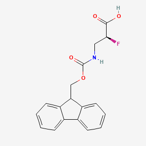(S)-N-(9-Fluorenylmethyloxycarbonyl)-2-fluoro-beta-alanine