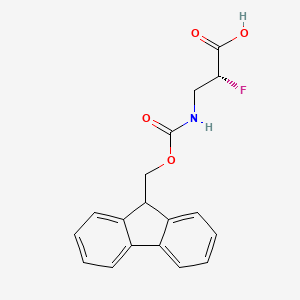 (R)-N-(9-Fluorenylmethyloxycarbonyl)-2-fluoro-beta-alanine