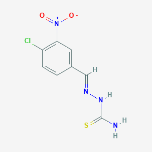 molecular formula C8H7ClN4O2S B323852 4-Chloro-3-nitrobenzaldehyde thiosemicarbazone 