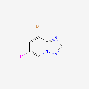 8-Bromo-6-iodo-[1,2,4]triazolo[1,5-a]pyridine