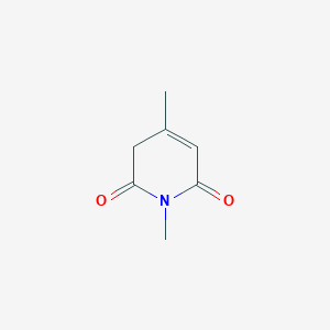 molecular formula C7H9NO2 B3238560 2,6(1H,3H)-Pyridinedione, 1,4-dimethyl- CAS No. 141544-20-9