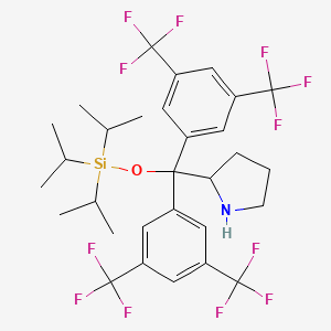 (S)-2-[Bis[3,5-bis(trifluoromethyl)phenyl][[trisisopropylsilyl]oxy]methyl]pyrrolidine