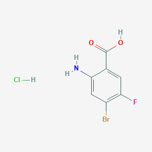 2-Amino-4-bromo-5-fluorobenzoic acid hydrochloride