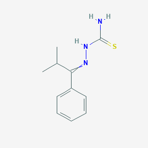 molecular formula C11H15N3S B323863 2-Methyl-1-phenyl-1-propanone thiosemicarbazone 