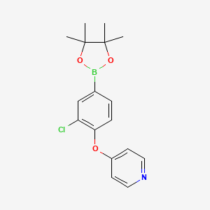 Pyridine, 4-[2-chloro-4-(4,4,5,5-tetramethyl-1,3,2-dioxaborolan-2-yl)phenoxy]-