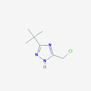 3-tert-butyl-5-(chloromethyl)-4H-1,2,4-triazole