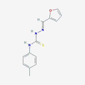 molecular formula C13H13N3OS B323870 2-furaldehyde N-(4-methylphenyl)thiosemicarbazone 