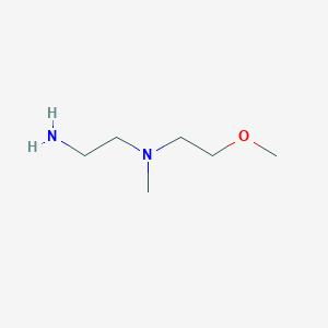 molecular formula C6H16N2O B3238707 (2-Aminoethyl)(2-methoxyethyl)methylamine CAS No. 14165-17-4