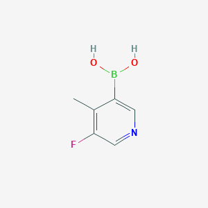 molecular formula C6H7BFNO2 B3238720 (5-氟-4-甲基吡啶-3-基)硼酸 CAS No. 1416500-79-2