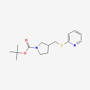 3-(Pyridin-2-ylsulfanylmethyl)-pyrrolidine-1-carboxylic acid tert-butyl ester
