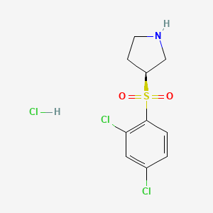 (S)-3-((2,4-Dichlorophenyl)sulfonyl)pyrrolidine hydrochloride