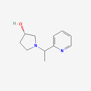 (3S)-1-(1-(Pyridin-2-yl)ethyl)pyrrolidin-3-ol