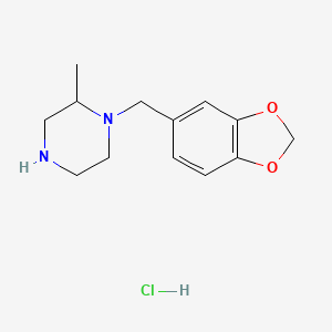 1-(Benzo[d][1,3]dioxol-5-ylmethyl)-2-methylpiperazine hydrochloride