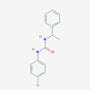 molecular formula C15H15ClN2O B323891 1-(4-Chlorophenyl)-3-(1-phenylethyl)urea 