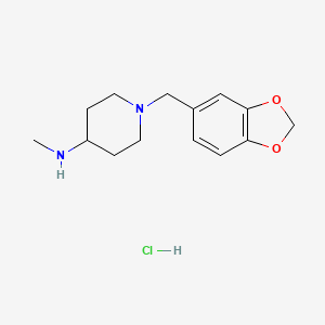 1-(Benzo[d][1,3]dioxol-5-ylmethyl)-N-methylpiperidin-4-amine hydrochloride