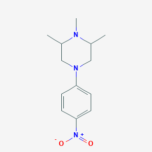 1,2,6-Trimethyl-4-(4-nitrophenyl)piperazine