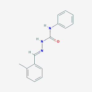 molecular formula C15H15N3O B323897 2-methylbenzaldehyde N-phenylsemicarbazone 