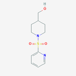 molecular formula C11H16N2O3S B3238982 (1-(Pyridin-2-ylsulfonyl)piperidin-4-yl)methanol CAS No. 1417794-29-6