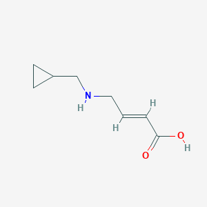 (E)-4-((Cyclopropylmethyl)amino)but-2-enoic acid