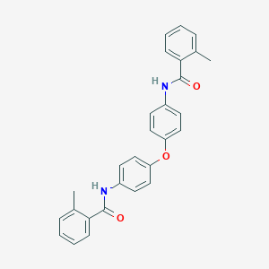 molecular formula C28H24N2O3 B323914 2-methyl-N-[4-[4-[(2-methylbenzoyl)amino]phenoxy]phenyl]benzamide CAS No. 5529-93-1