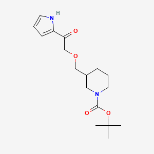 tert-Butyl 3-((2-oxo-2-(1H-pyrrol-2-yl)ethoxy)methyl)piperidine-1-carboxylate