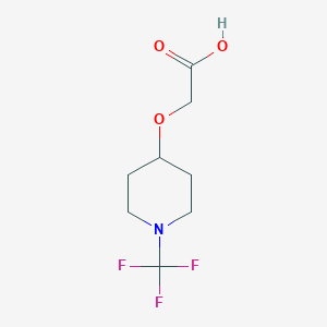 2-((1-(Trifluoromethyl)piperidin-4-yl)oxy)acetic acid