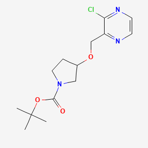 tert-Butyl 3-((3-chloropyrazin-2-yl)methoxy)pyrrolidine-1-carboxylate