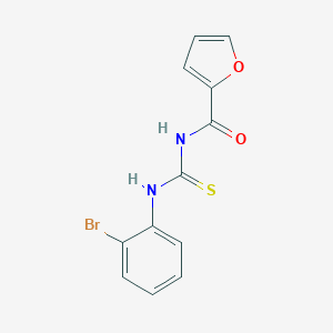 molecular formula C12H9BrN2O2S B323925 N-[(2-bromophenyl)carbamothioyl]furan-2-carboxamide 