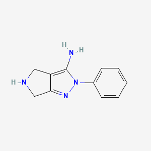 2-Phenyl-2,4,5,6-tetrahydropyrrolo[3,4-c]pyrazol-3-amine