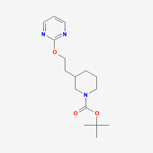 tert-Butyl 3-(2-(pyrimidin-2-yloxy)ethyl)piperidine-1-carboxylate