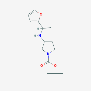 tert-Butyl 3-((1-(furan-2-yl)ethyl)amino)pyrrolidine-1-carboxylate