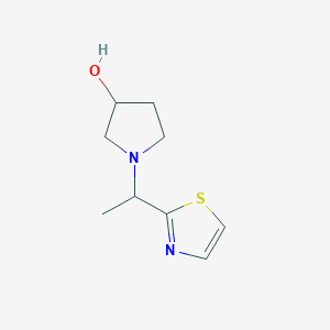 1-(1-(Thiazol-2-yl)ethyl)pyrrolidin-3-ol