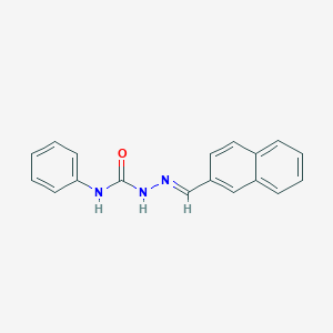 molecular formula C18H15N3O B323939 2-Naphthaldehyde N-phenylsemicarbazone 