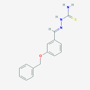 molecular formula C15H15N3OS B323940 3-(Benzyloxy)benzaldehyde thiosemicarbazone 