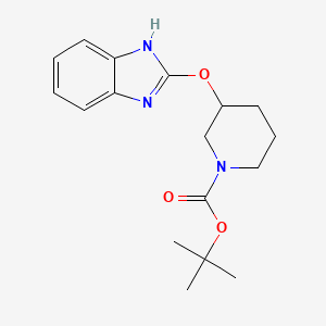 tert-Butyl 3-((1H-benzo[d]imidazol-2-yl)oxy)piperidine-1-carboxylate
