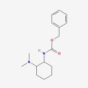 molecular formula C16H24N2O2 B3239515 Benzyl (2-(dimethylamino)cyclohexyl)carbamate CAS No. 1420981-17-4